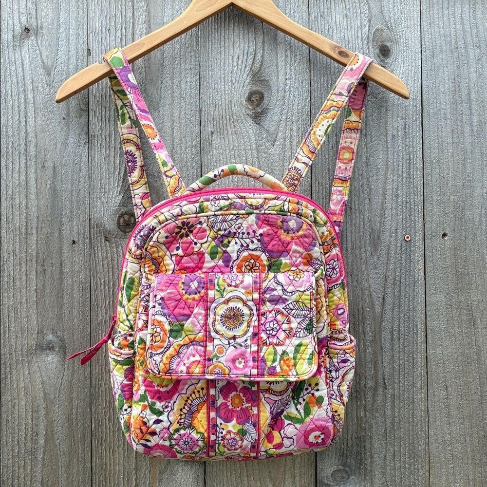 Vera Bradley Multicolor Patterned Backpack - Picture 1 of 16